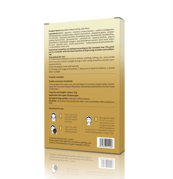Revitalizing Jelly Facial Mask - Original Overnight Collagen Facial Mask Skin Care Cosmetics