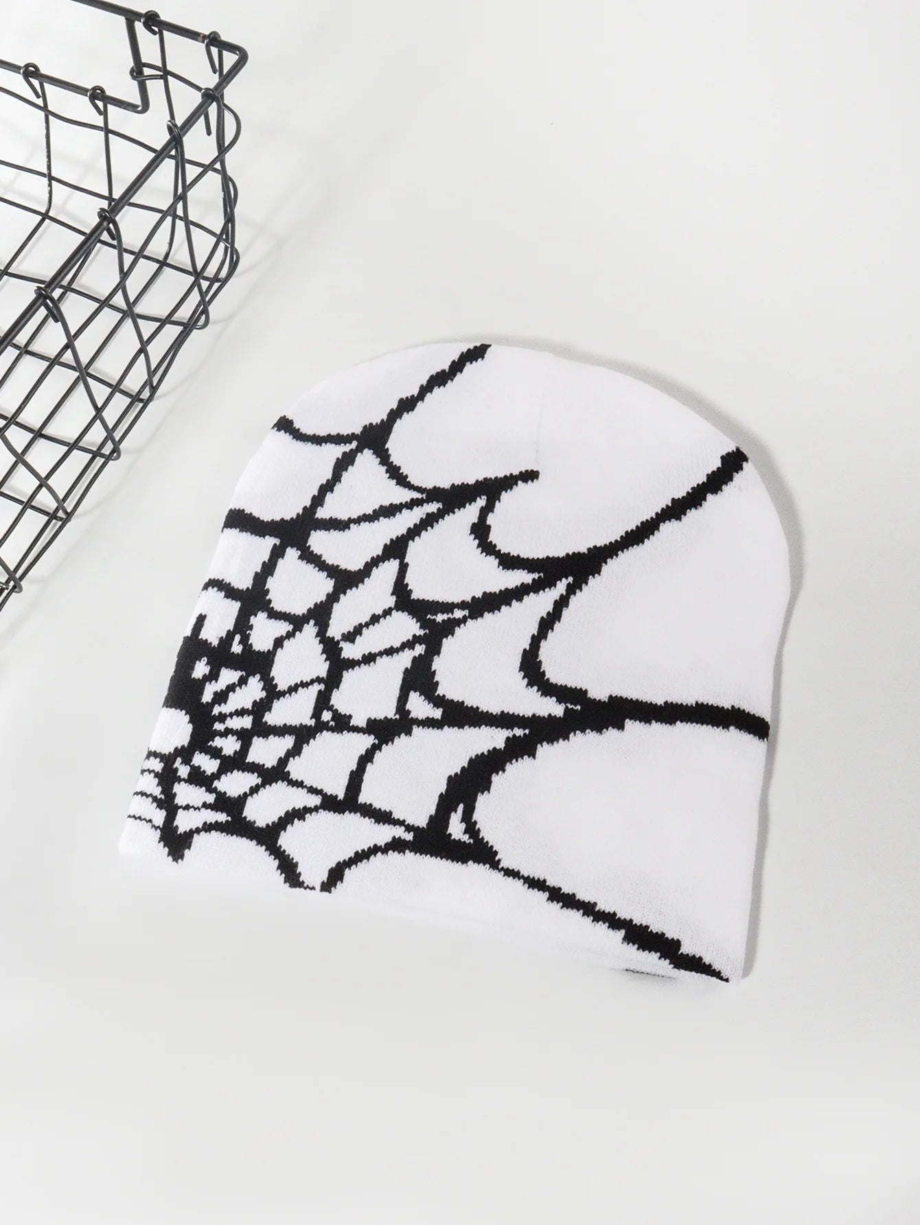 Web Wool Beanie| Arachnid Knit Cap| Spider Loom Beanie| Webbed Warmth Hat| Spiderweb Snug Cap| Web Wrap Beanie| Arachnid Thread Beanie| Night Web Knit| Spider Strand Beanie| Loomed Web Hat