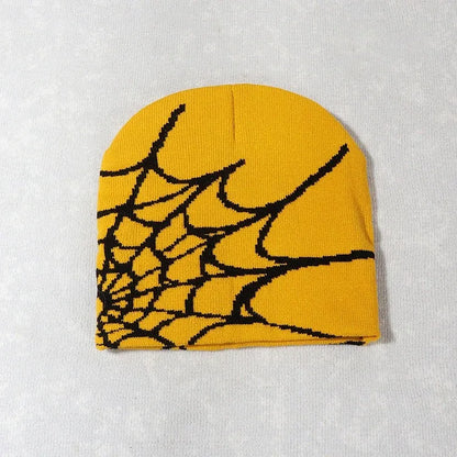 Web Wool Beanie| Arachnid Knit Cap| Spider Loom Beanie| Webbed Warmth Hat| Spiderweb Snug Cap| Web Wrap Beanie| Arachnid Thread Beanie| Night Web Knit| Spider Strand Beanie| Loomed Web Hat